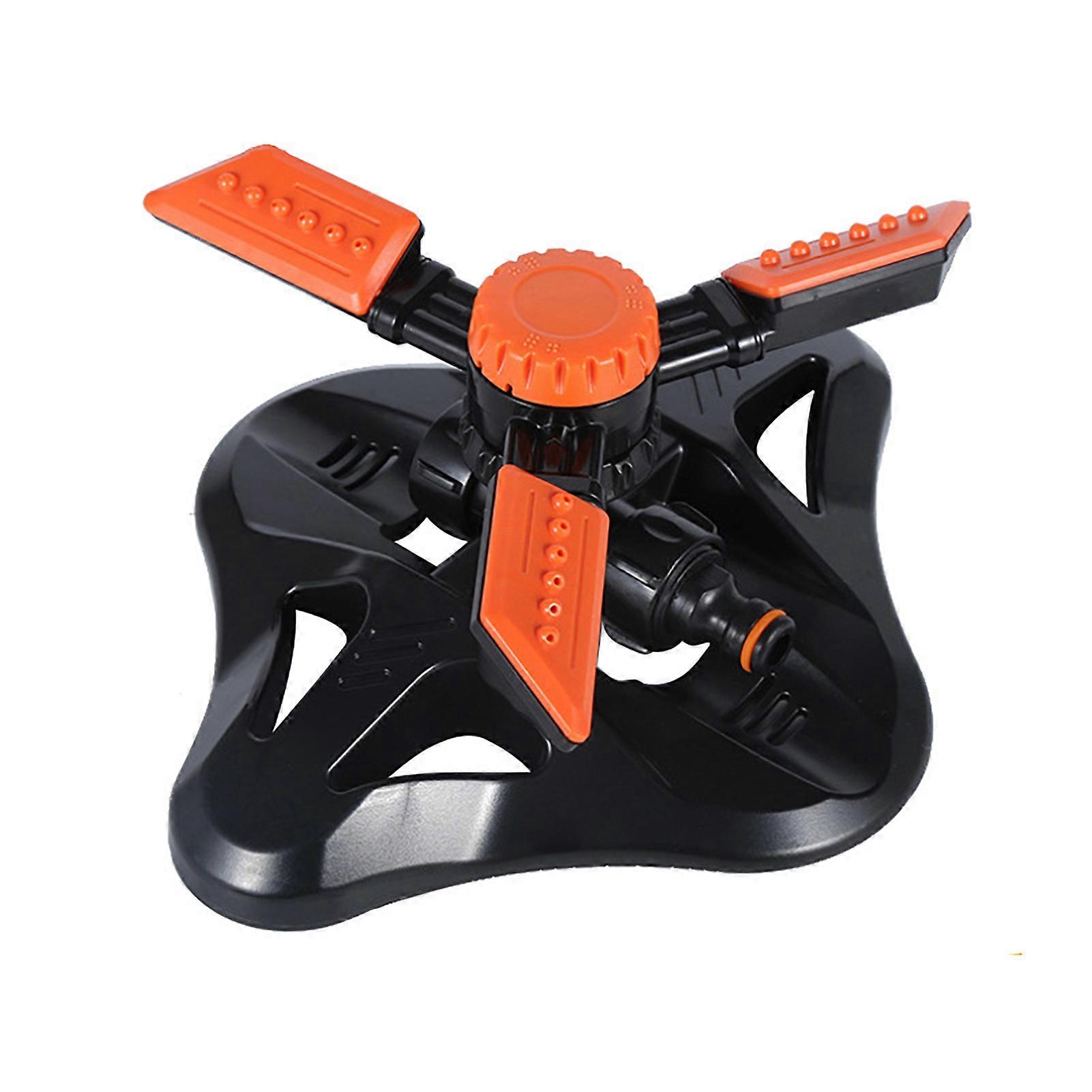 360-Degree Rotating Lawn Sprinkler with Swivel Arm 3600 Square Feet Wider Coverage Universal Easy to Install Garden Yard Sprinkler Jikaix