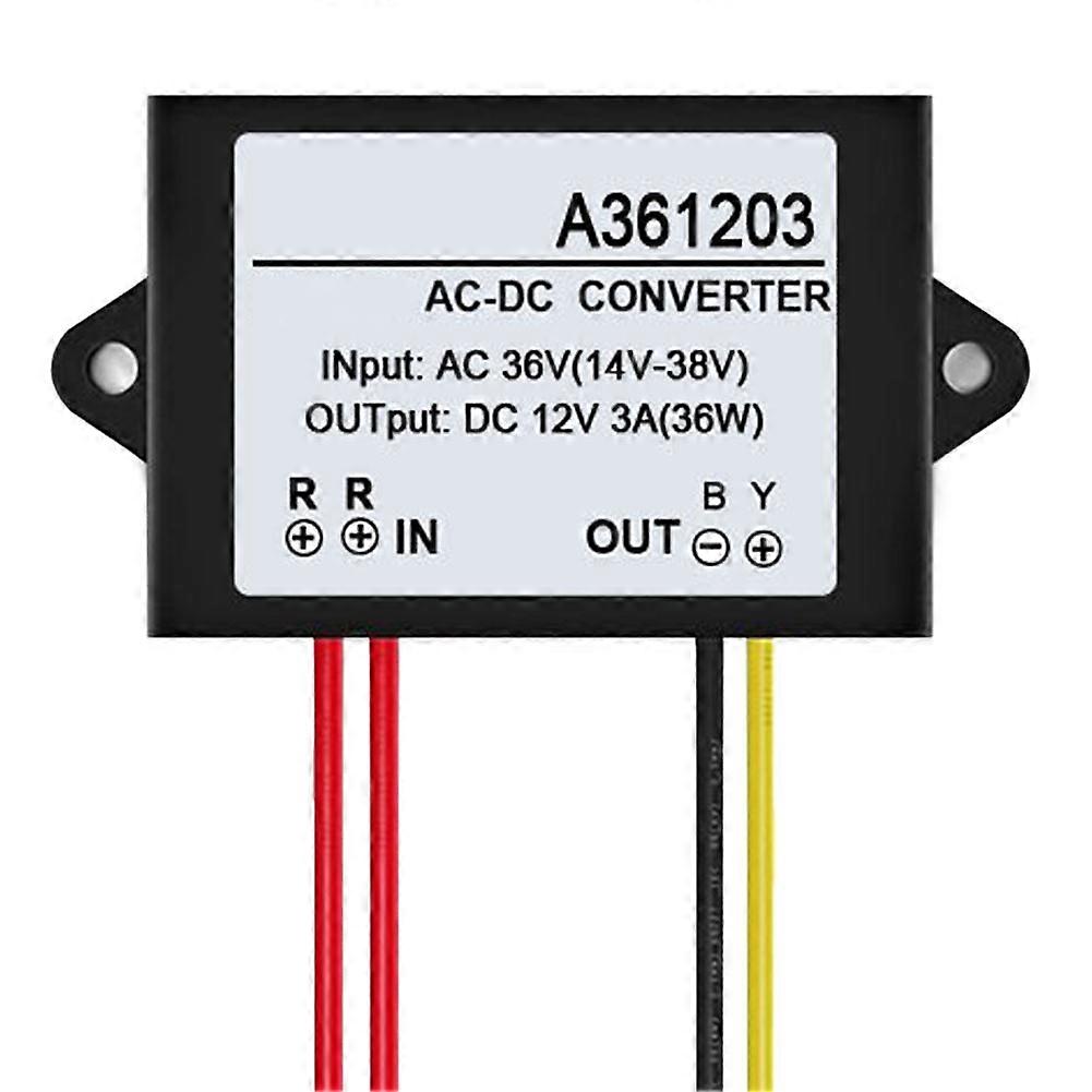 AC 36V till DC 12V Mini Bärbar Strömförsörjning Omvandlare Regulator Adapter Modul QinHai