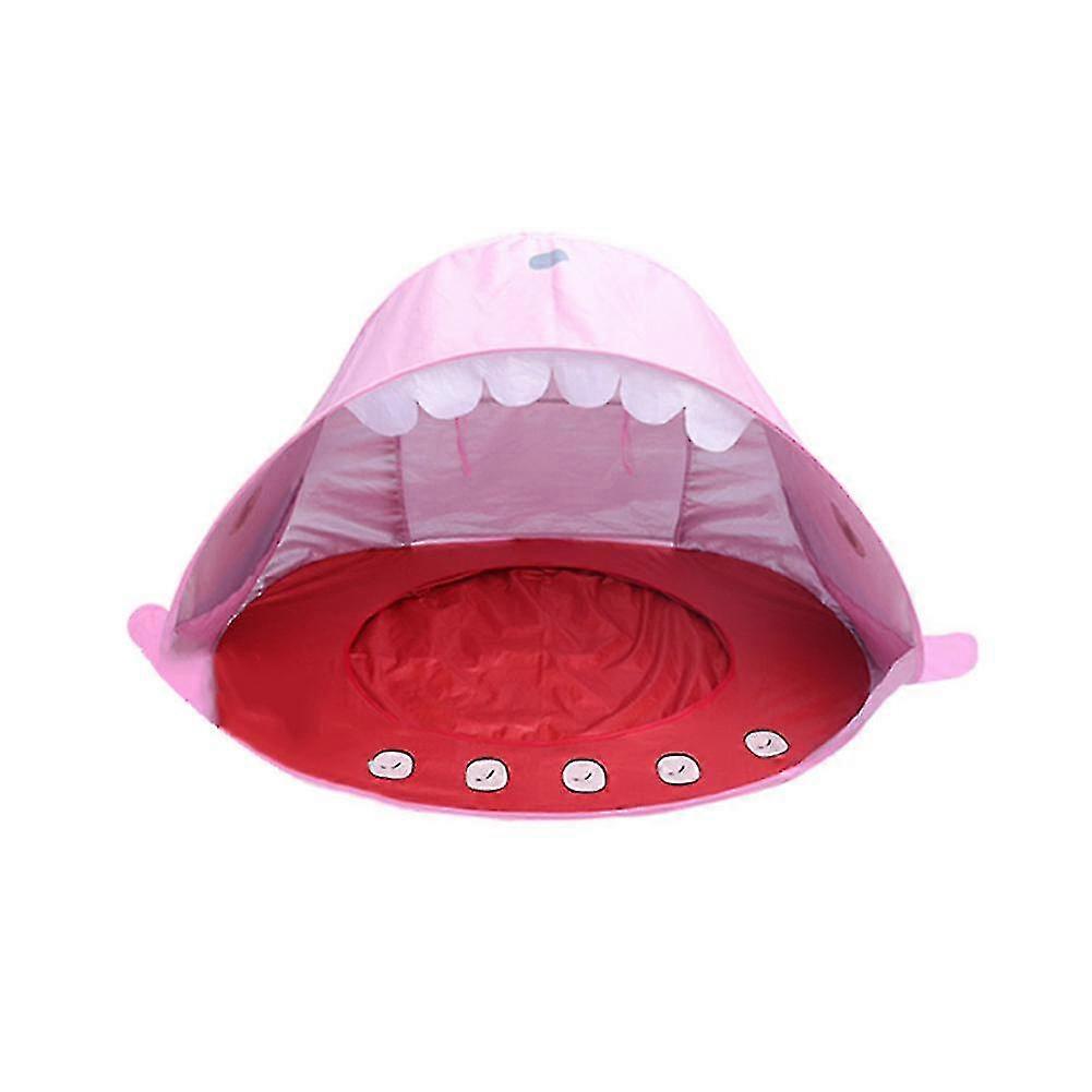 1 Pcs Beach Tent Portable Sun Shelter Uv Protection Shade Shark For Baby Family
