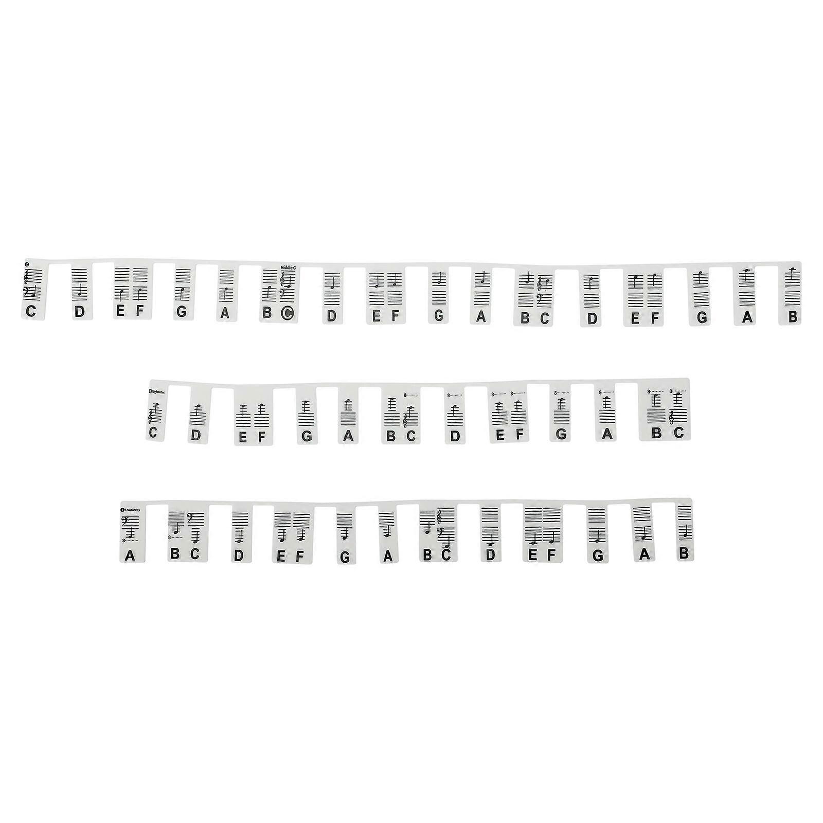 88 Key Silicone Piano Keyboard Notes for Beginners - Detachable Full Size Guide