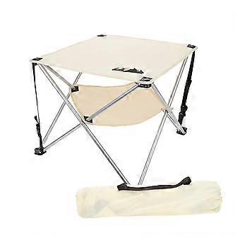 Mini mesa dobrável ao ar livre portátil leve 600D Oxford mesa dobrável de pano para Camping churrasco piquenique Khaki