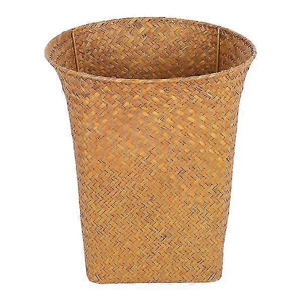 1pc Decorative Gift Basket Creative Storage Holder Straw Bouquet Container