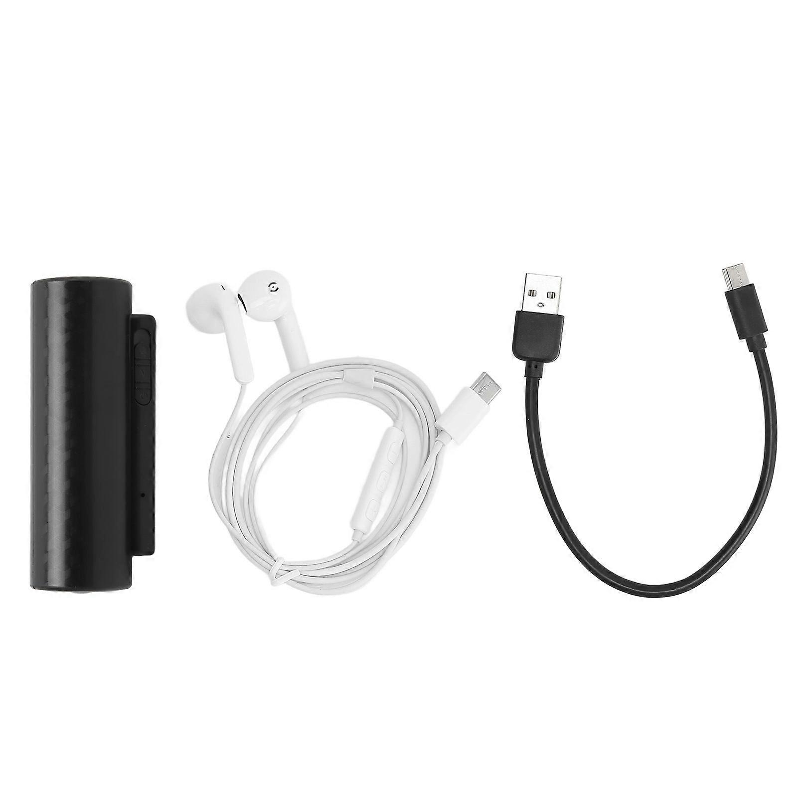 Digital Voice Recorder Strong Magnetic Adsorption MP3 AI Smart Professional Voice Control Voice Recording Device Black 8G