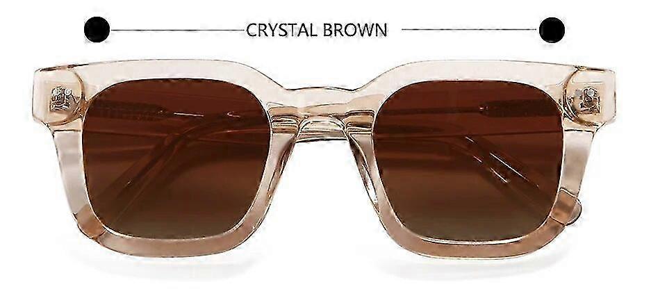 Chim 004 Designer Black Acetate Large Sunglasses For AdultAdult'S Polarized Square Frame Eyewear Flat UV400 Protection Shades
