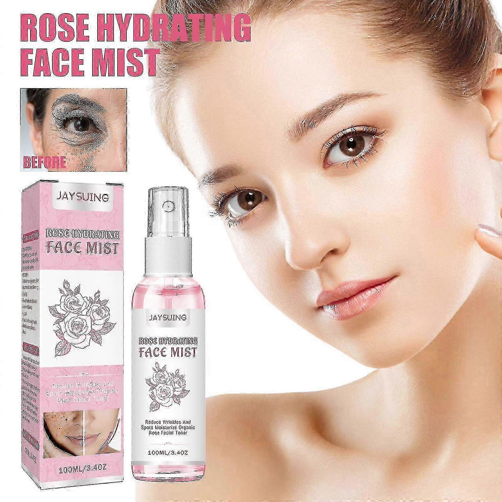 تونر الوجه Jaysuing Rose: مرطب ، ترطيب ، منعش ، تحكم في الزيت ، علامات متناقصة ، تونر الإصلاح العميق BF |