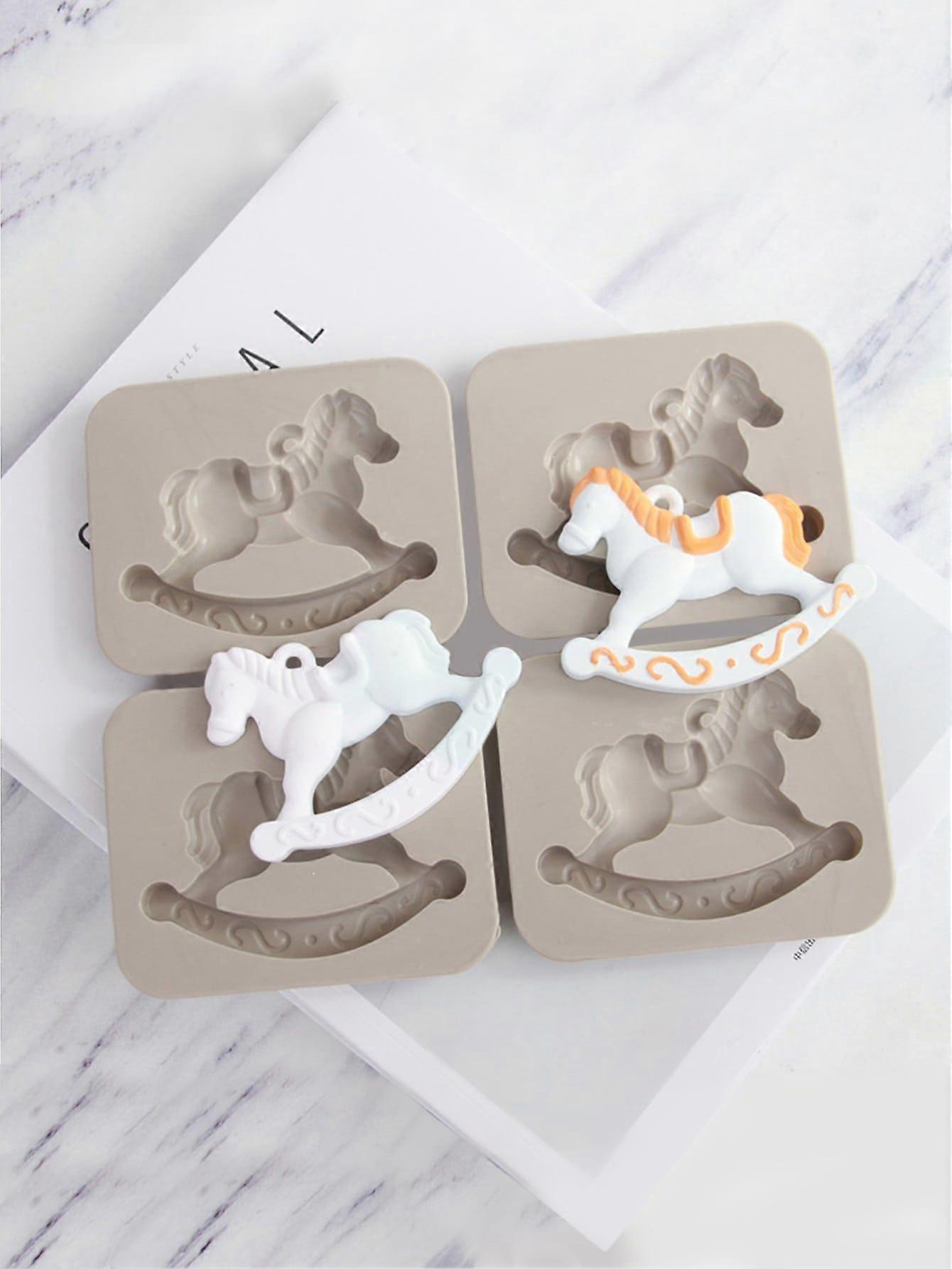 1 قطعة حصان طروادة على شكل قالب سيليكون DIY