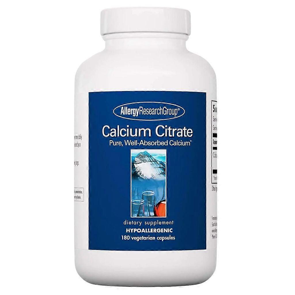 Allergy Research Group Calcium Citrate Capsules 180