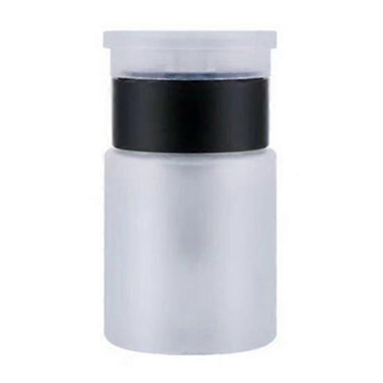 60ml Empty Pump Dispenser Clear Nail Polish Makeup Remover Bottle Container