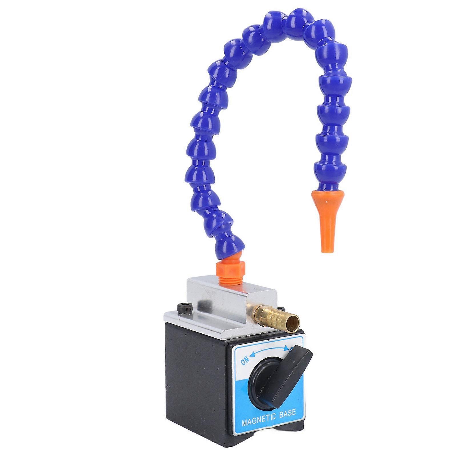 Risegun 2 Inputs, 4 Outlets, 1 Hole with Magnetic Base, Cooling Tube, Magnetic Base, Machine Tool, Plastic Air Blade, Air Blowing, Universal