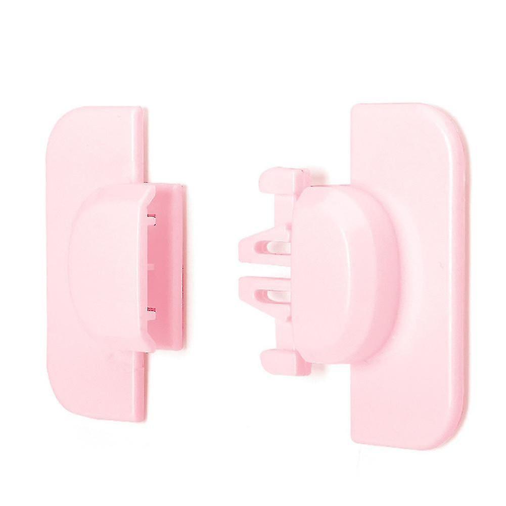 Household Refrigerator Door Cabinet Lock Multipurpose Safe Lock (1piece,pink)