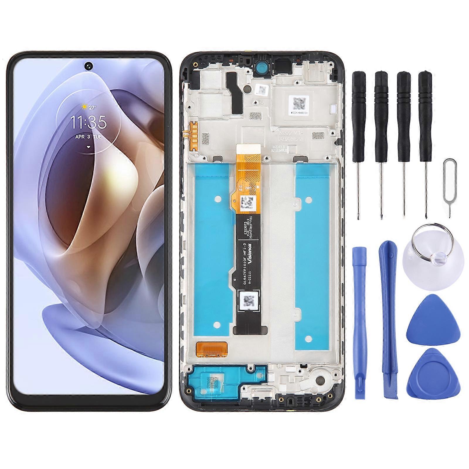 Écran LCD COMPATIBLE pour Motorola Moto G31 Numériseur Assemblage complet avec cadre