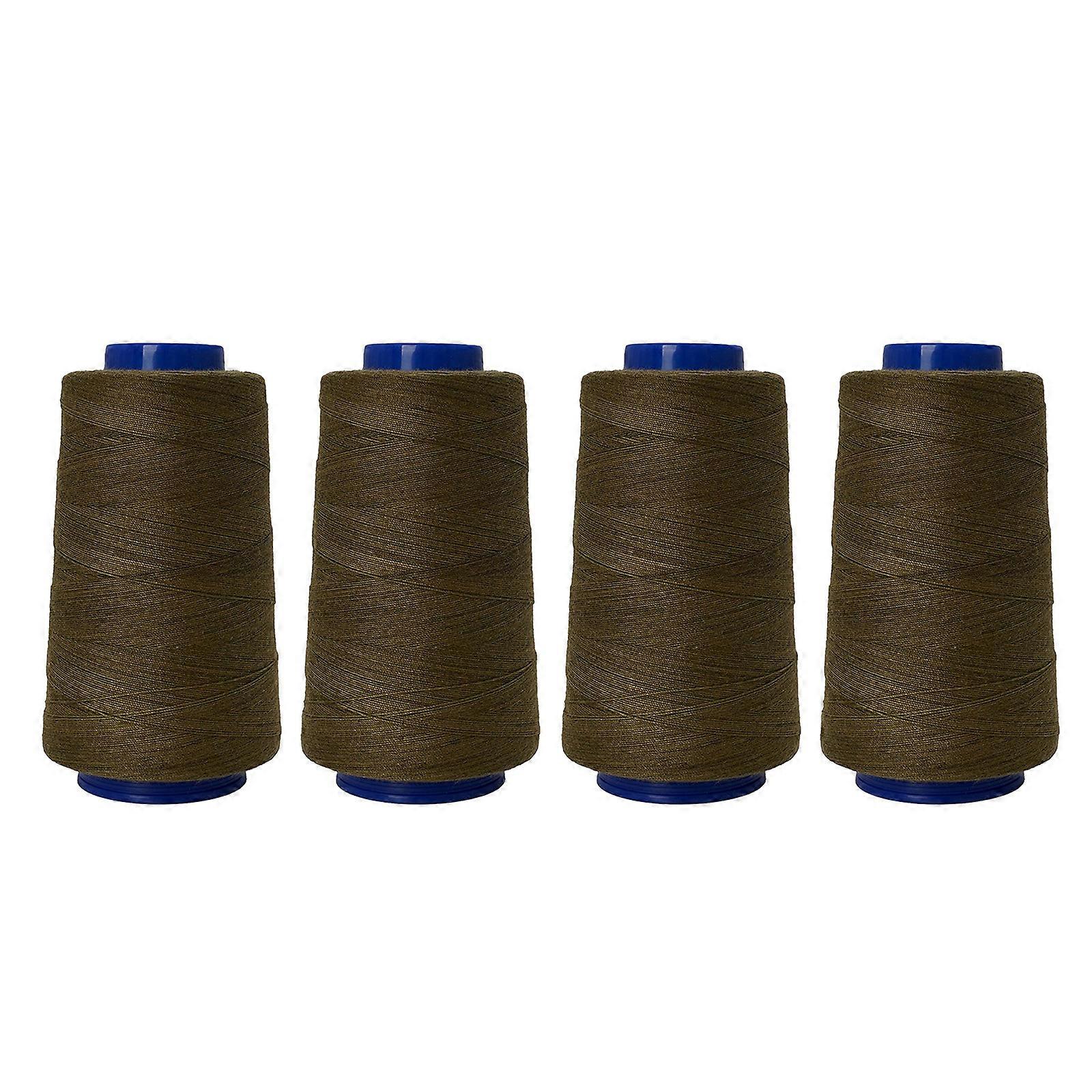 4 Spools Sewing Thread Polyester Sewing Thread Embroidery Machine Thread 1000yds Each for Sewing Machine Hand Quilting  Army Green