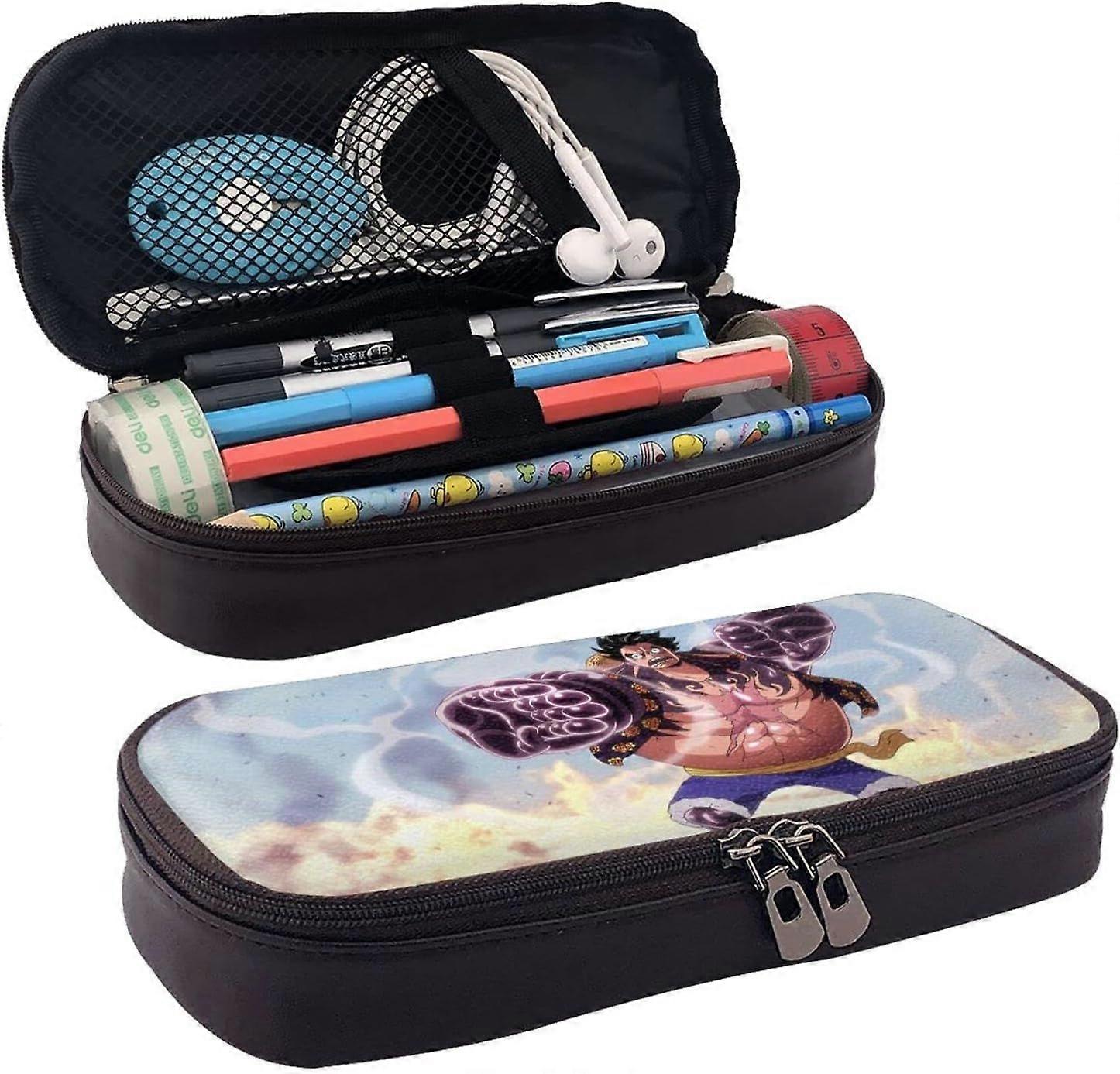 A162 لوفي القلم حالة حامل القلم Fudebako القلم عمودي جيب الحقيبة قلم رصاص الحقيبة الطالب الحقيبة تخزين قلم رصاص HCM162