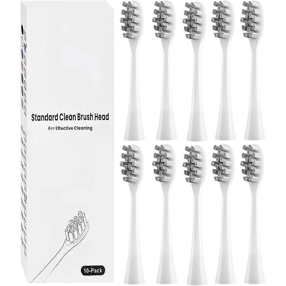 10 Pack Toothbrush Heads Compatible with Oclean Electric Toothbrush, Replacement Brushes Suitable for Oclean One, Flow, X Pro, X Pro Elite, X Pro Digi