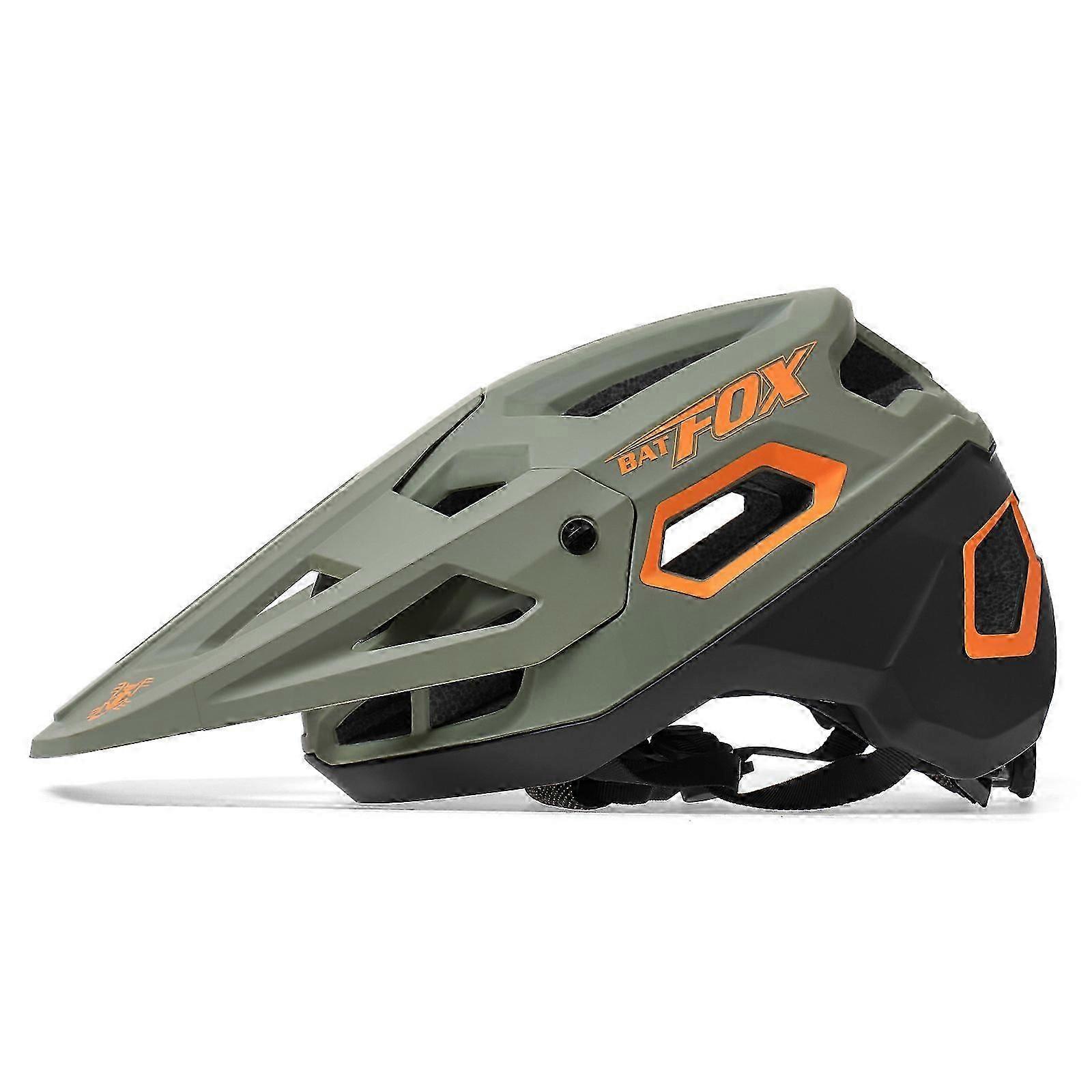 BATFOX Mountain Bike Κράνος LA302 MTB Αθλητικό Ποδηλατικό Κράνος Ποδηλάτου για Ενήλικες Νέους Άνδρες Γυναίκες (56-60cm, 11 χρώματα)