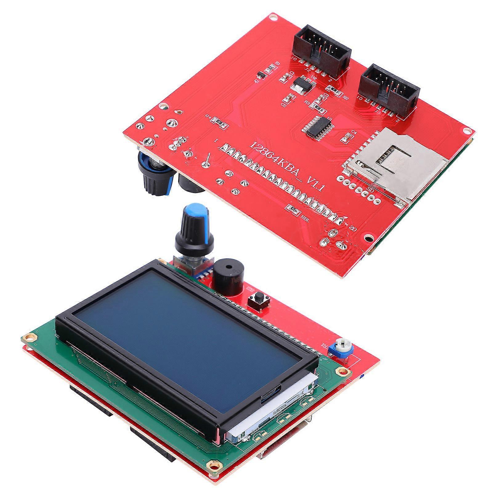 12864 LCD Control Module Panel Display Motherboard 3D Printer Smart ...