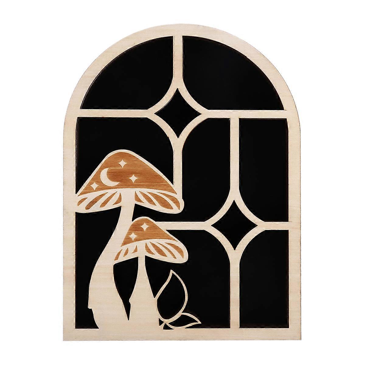 Arched Crystal Shelf Mushroom Arched Display Shelf Wall Shelf Wall Decoration