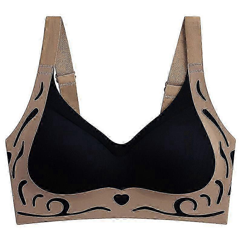 Ladies Push-up Seamless Bra, Smoothing No Underwire Anti Sagging Minimizer Bras Bralette for Women