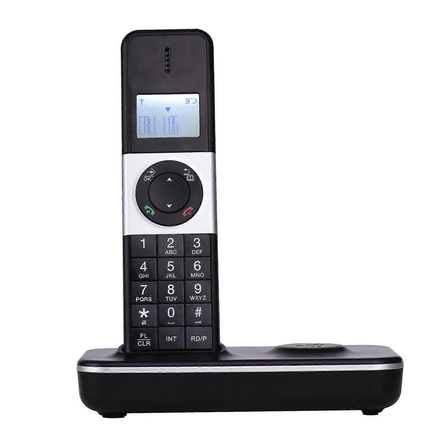 Bisofice Digital Cordless Phone Telephone with LCD Display Caller ID Hands-free Calls Conference Cal