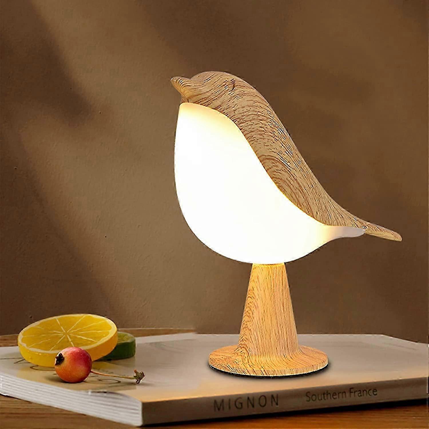 Bedside Touch Control Table Lamp, Cute Bird Led Desk Lamp, Creative Bedside Lamp Aroma Lamps-Yvan