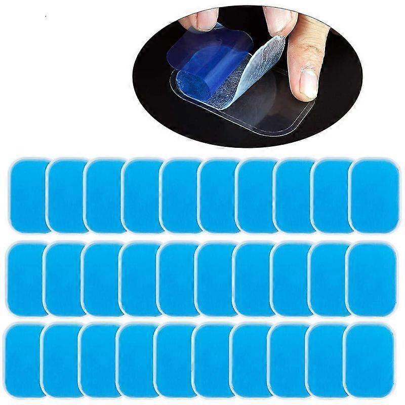 Minglan Pack Of 60 Ems Gel Pad, Gels Pad For Ems Trainer Abdominal Trainer Electrical Muscle Stimulation