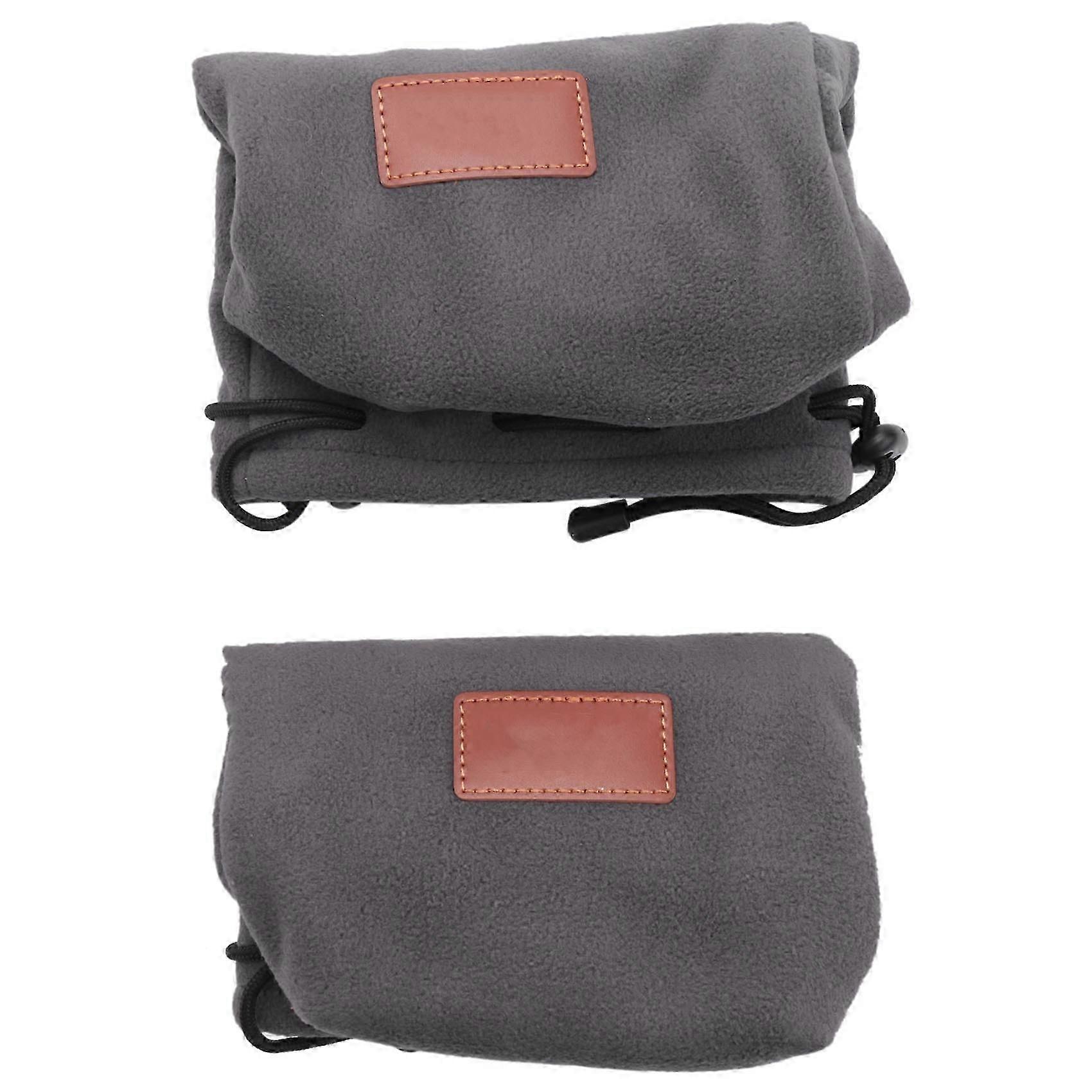For 3 Cine Version of Universal Thickened Flannel Storage Bag Waterproof Protective Bag + Remote Control Bag