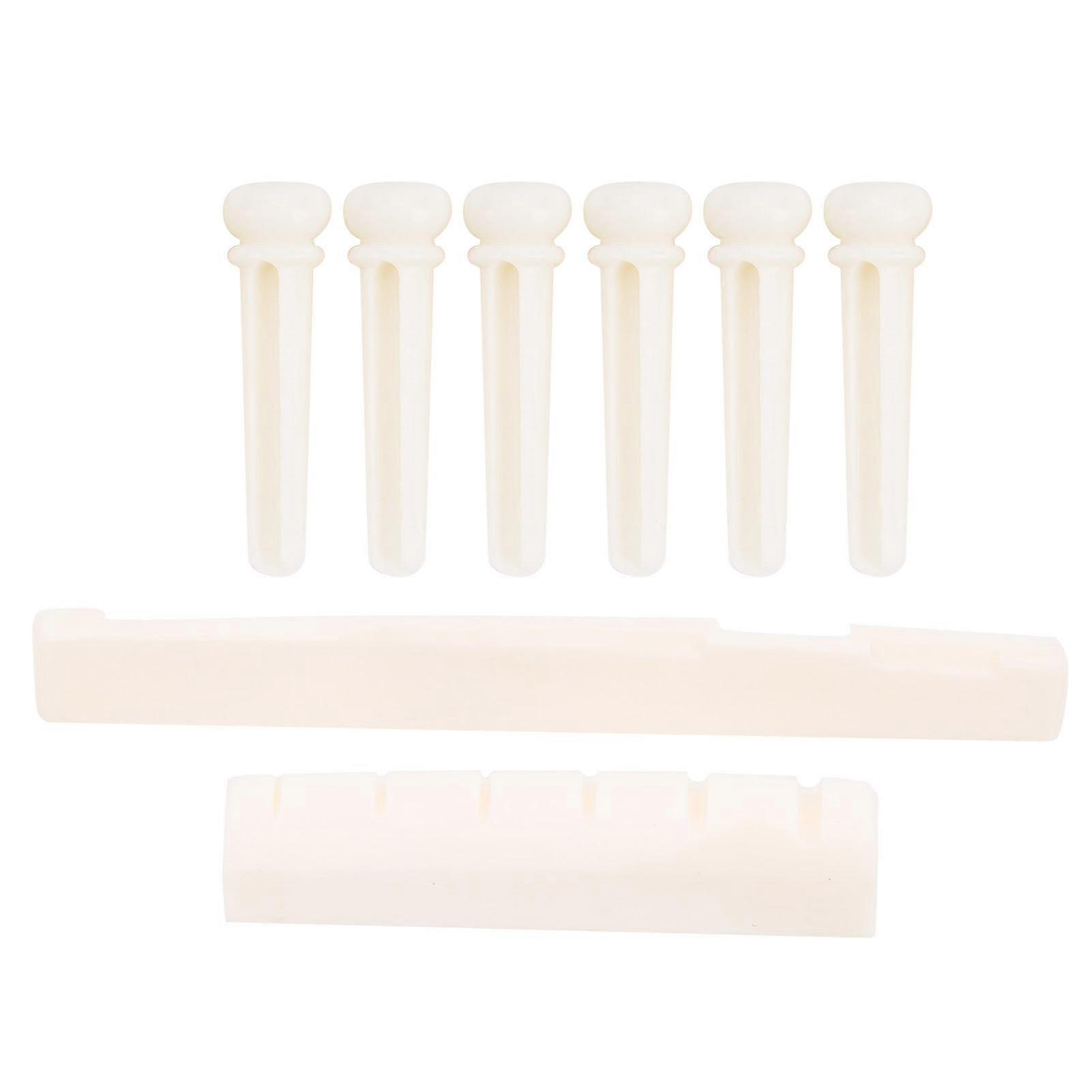 String Stud Ox Bone Guitar Nut and Saddle Nails Remplacement Accessoires D’instrument De Musique