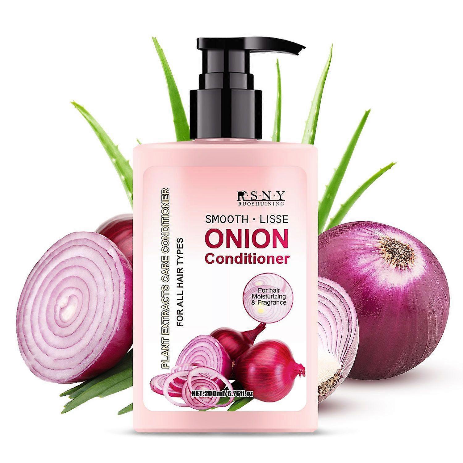 unbrand Après-shampoing à loignon et à laloe vera pour des cheveux plus forts plus épais et plus lon