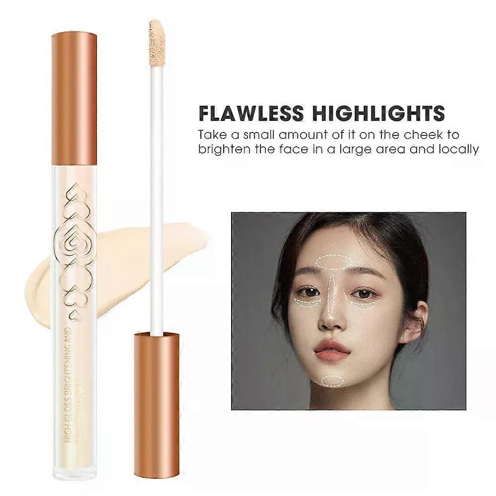 2 en 1 Brown Bronzer Contouring Stick Waterproof Liquid Texture Highlighters Ombre Contouring Crayon Visage Éclaircissant Cosmétiques