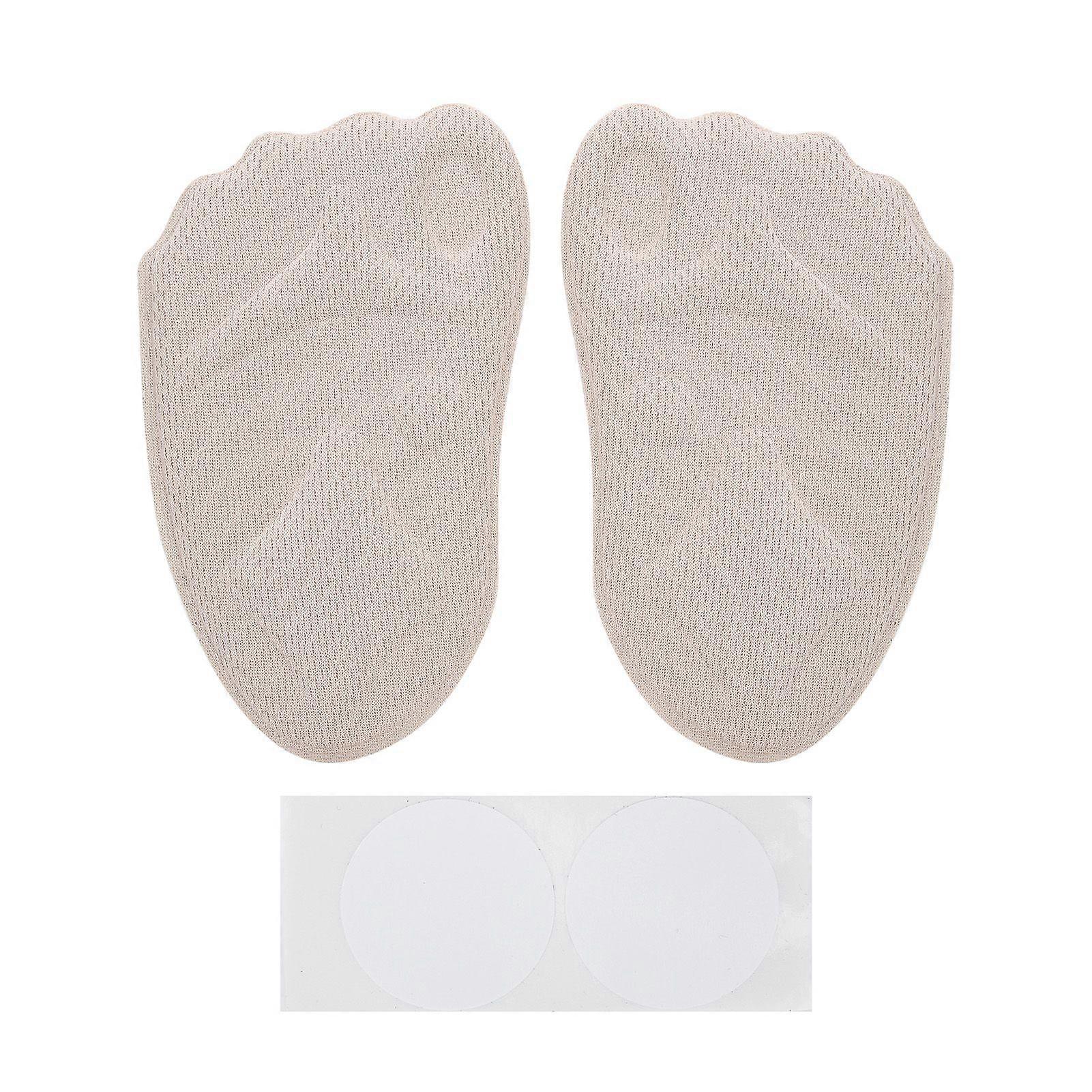 Soft Forefoot Pads Breathable Pain Relieve Elastic Forefoot Cushioning Shoes InsertSkin Color