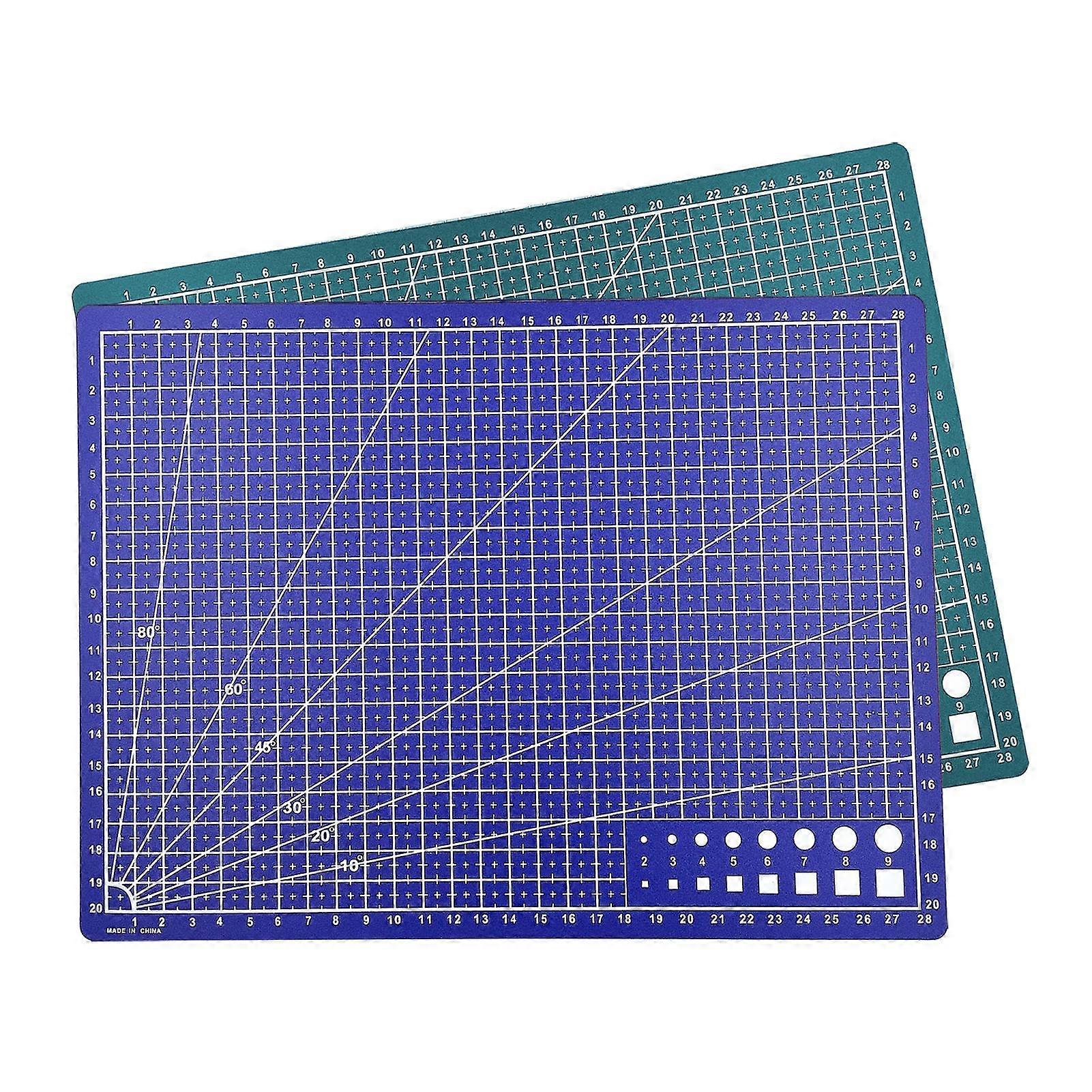 A4 Cutting Mat Single-sided Cutting Board Cut Pad DIY Tool with Clear Grid Lines Angles for Scrapbooking Art and Craft Projects