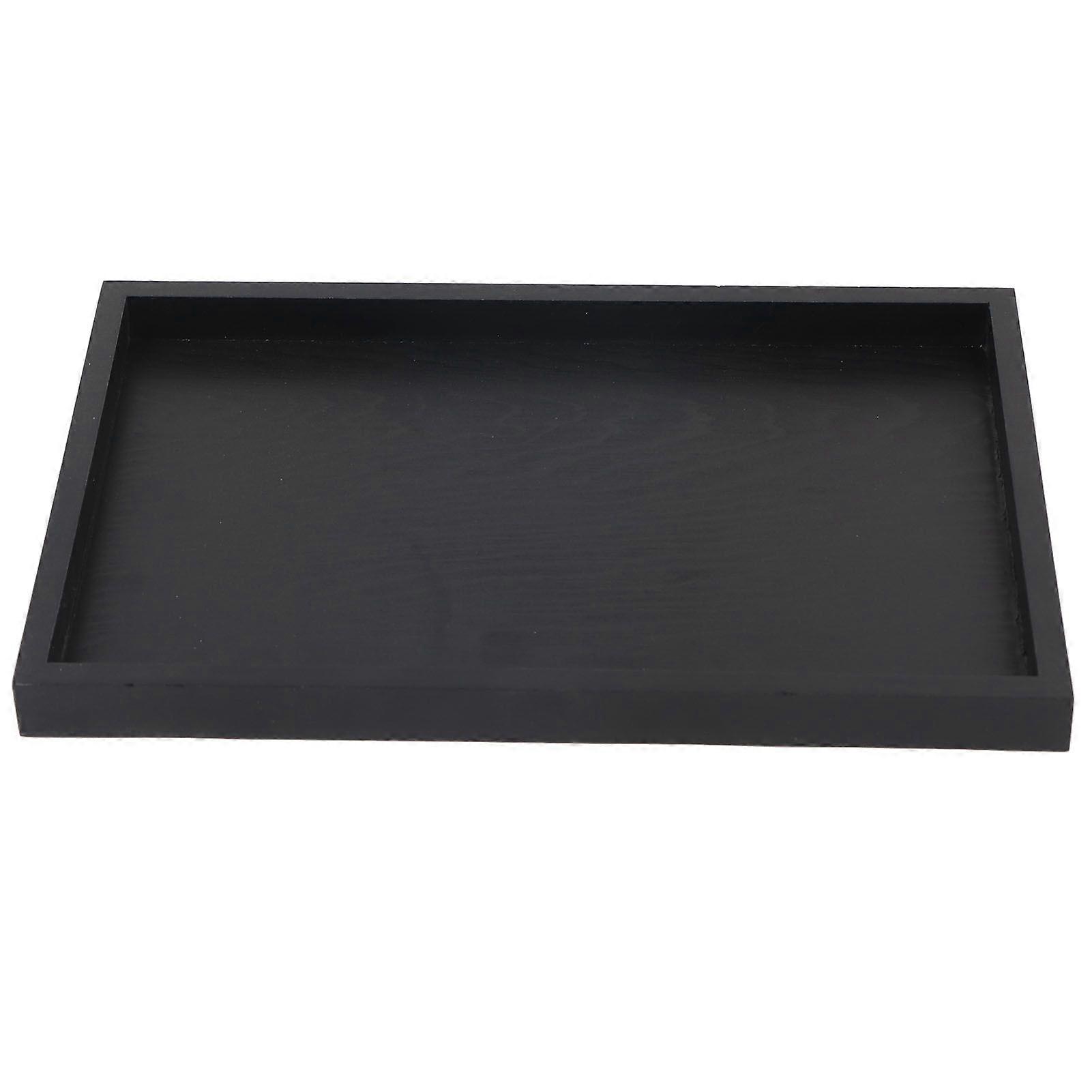 Rectangle Shape Solid Wood Tea Coffee Snack Food Serving Tray Plate Restaurant Trays ,25*18*2cm