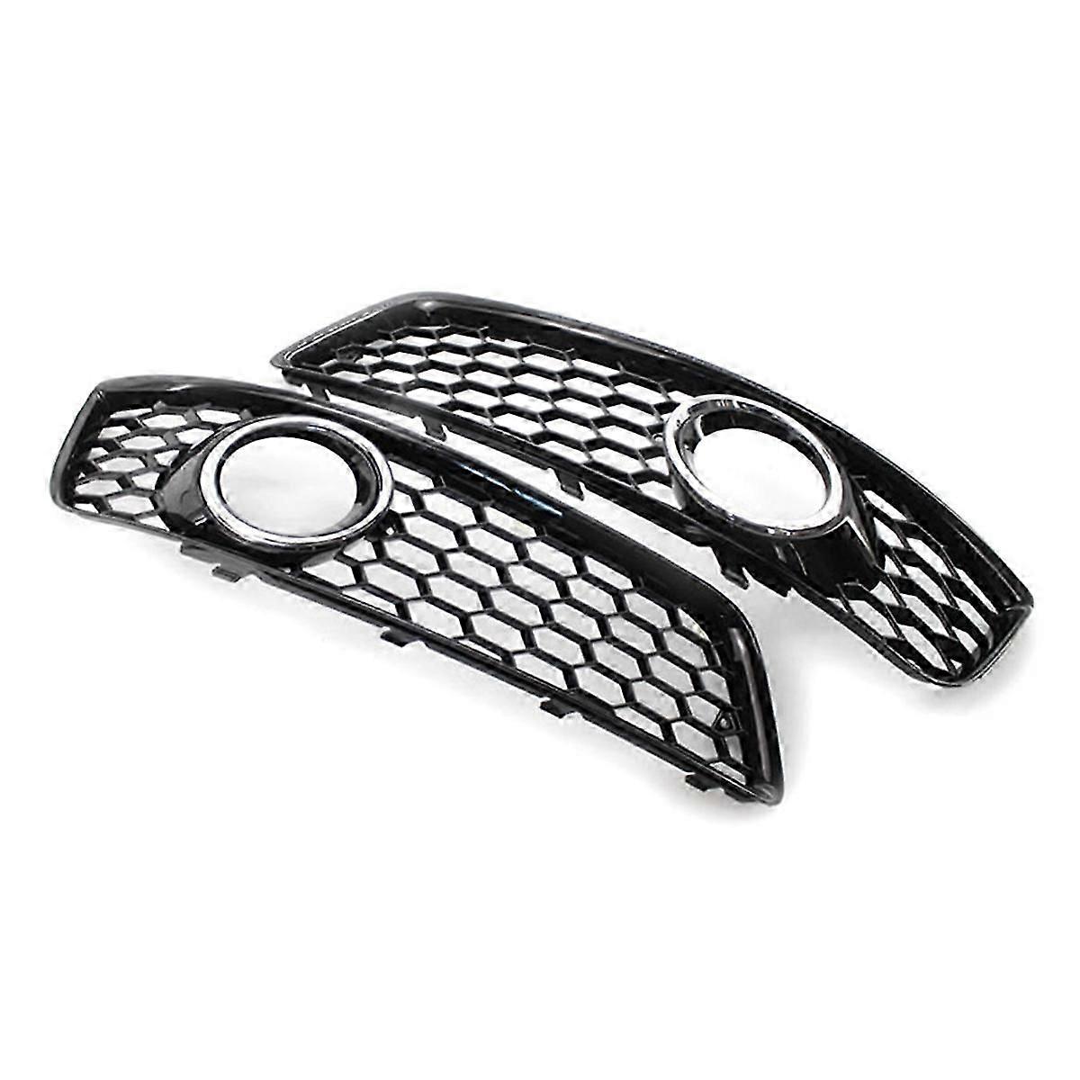 Fog Lights Cover Car Front Bumper Fog Lamp Frame Grille for A3 8P 2009-2013 8P0807682J 8P0807681AA,B