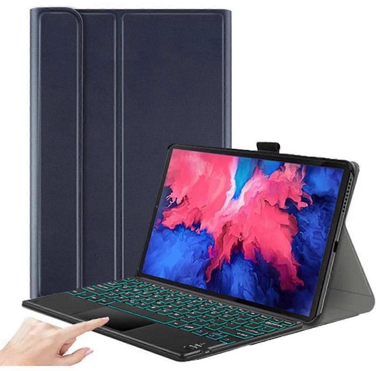Case with Trackpad Keyboard for Lenovo Idea Tab Pro 12.7 2025 / Lenovo Xiaoxin Pad Pro 12.7 Inch 2025 TB375FC TB373FU with Trackpad 7 Color Backlits