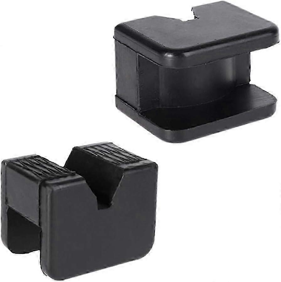 4 Pack Jack Rubber Pad Adapter For Jack Stand Universal Rubber Slotted Frame Rail Pinch Welds Protector 2 Types Floor Jack Pad Adapter Tw