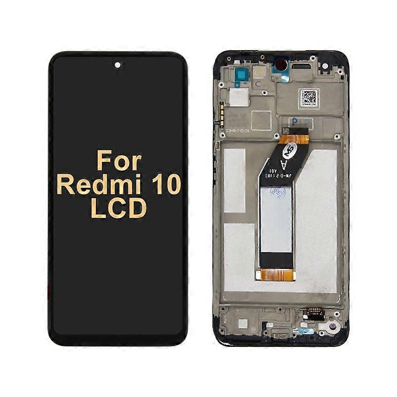 IPS LCD Display for Xiaomi Redmi 10 with Touch Screen Digitizer Replacement Part Compatible with Redmi 10 Models Resolution 2160x1080