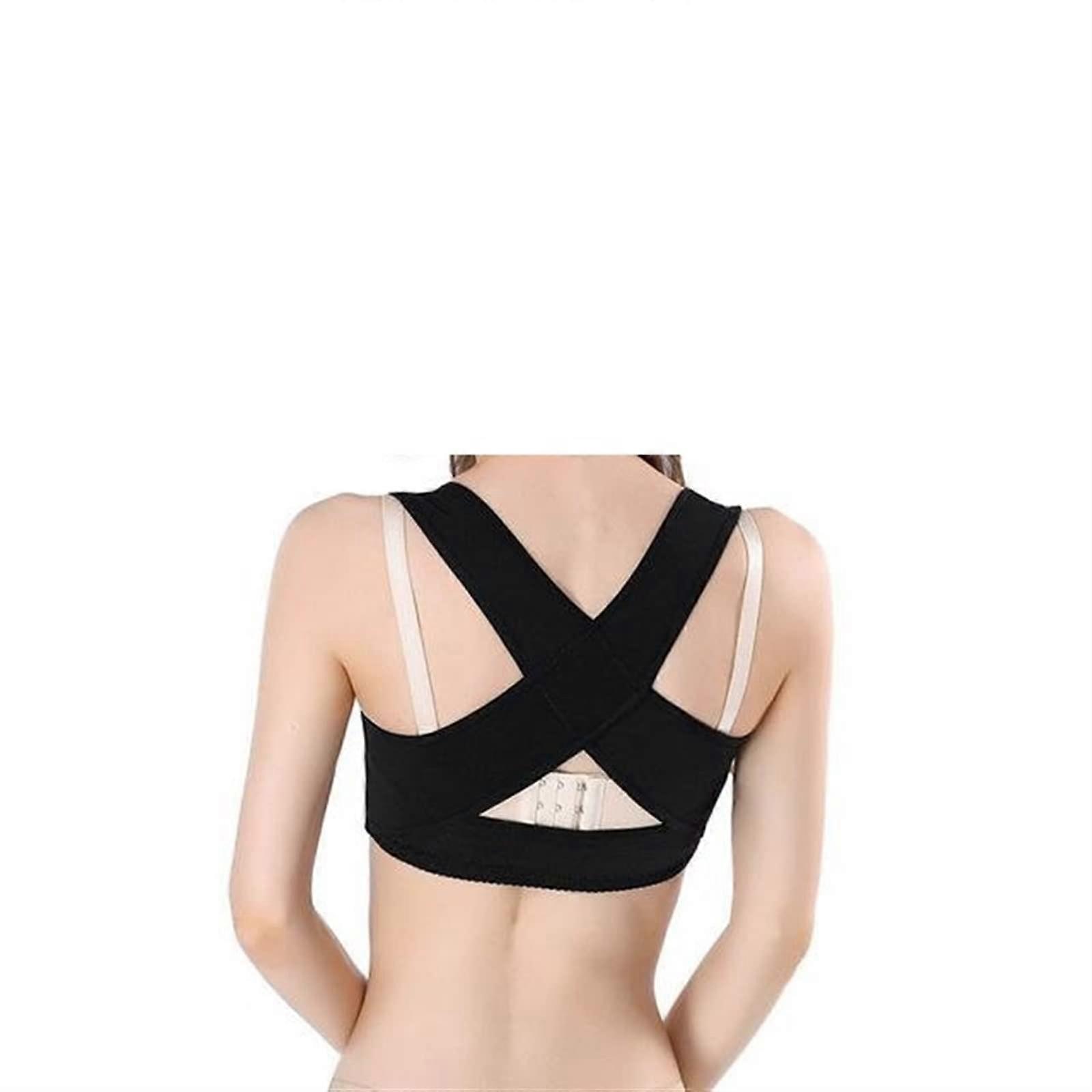 Back Corrector Women's Invisible Body Shaper Corset Vest XL Chest Support Brace for Back and Shoulder Health - Color F