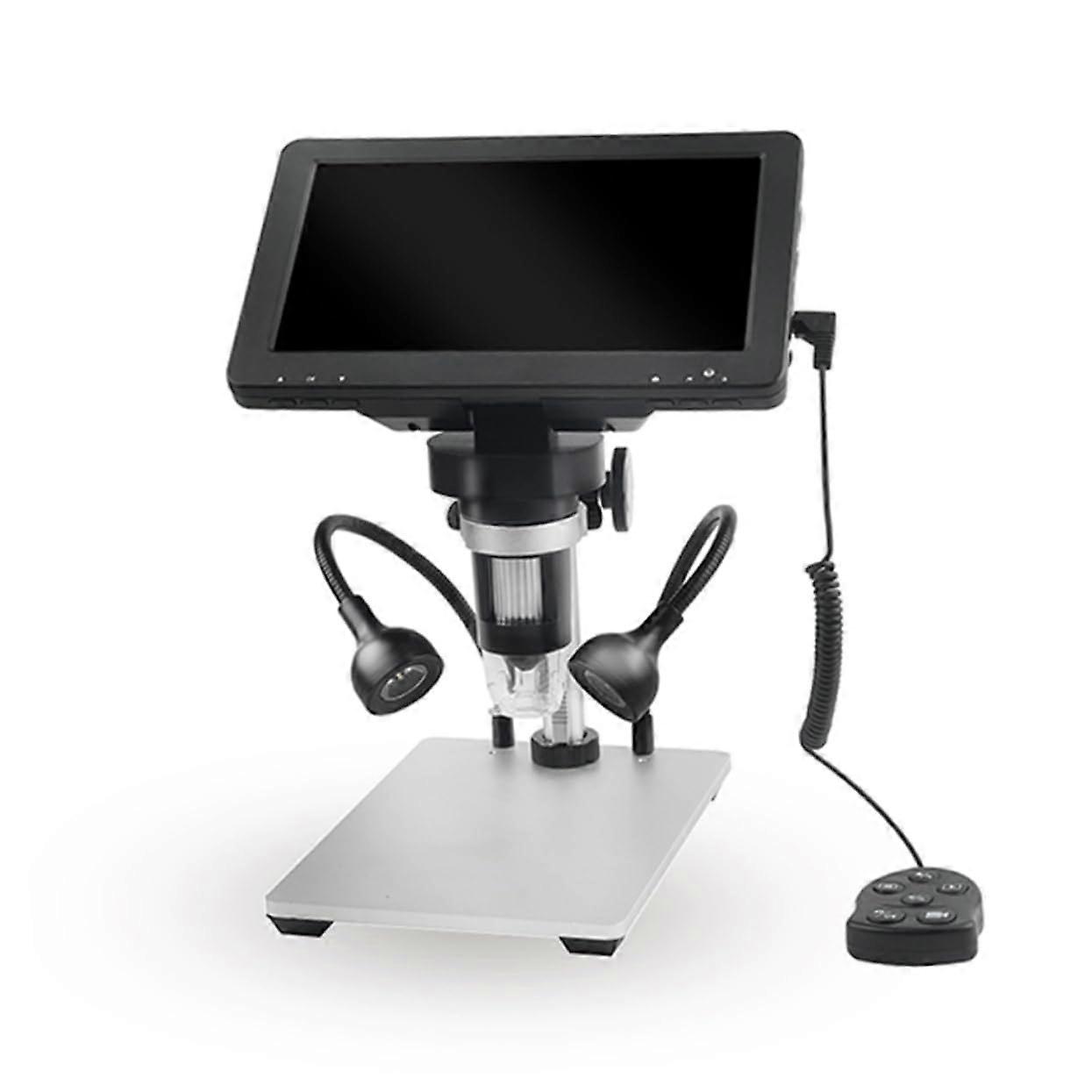 HighDefinition 7inch Digital Microscope Monitor Led Light and 1200x Magnification for Repair Work