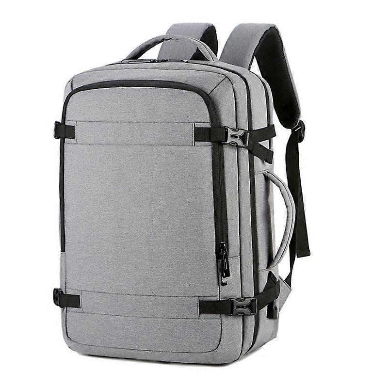 OUMANTU 1907 Large Capacity Men Laptop Backpack Business Travel Shoulders Bag with External USB Charging Port