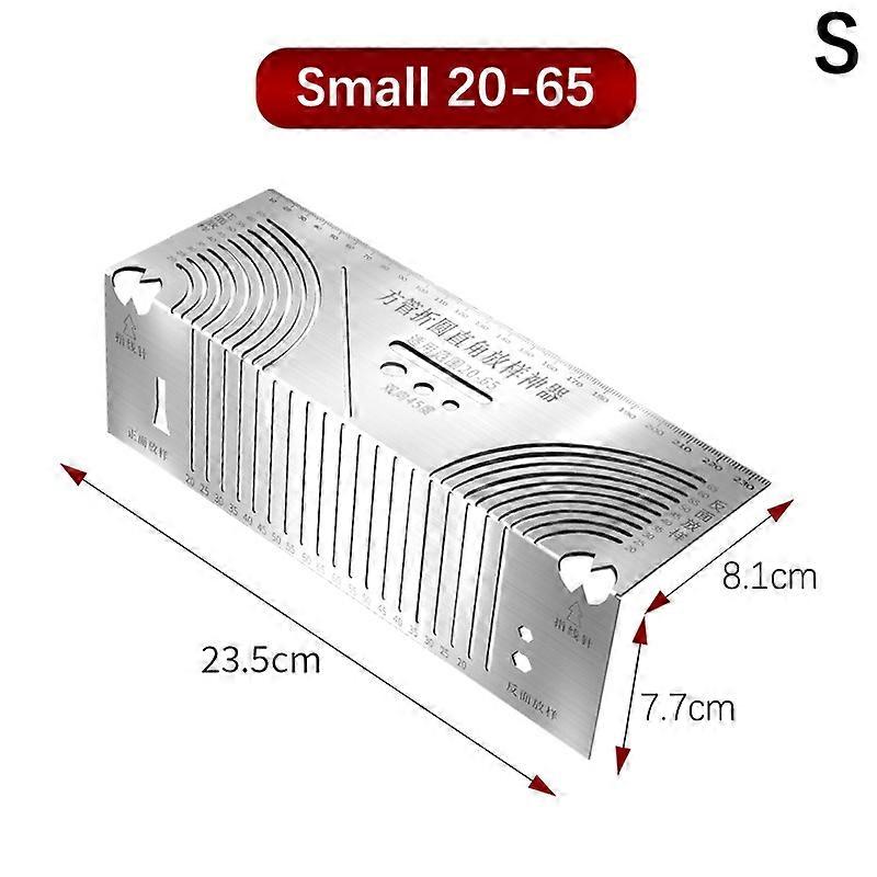 Angle & Arc Marking Tool,Adjustable Linear Arc Dual-Purpose Scriber,Square Tube Bending Tool,Parallel Line Drawing Tool