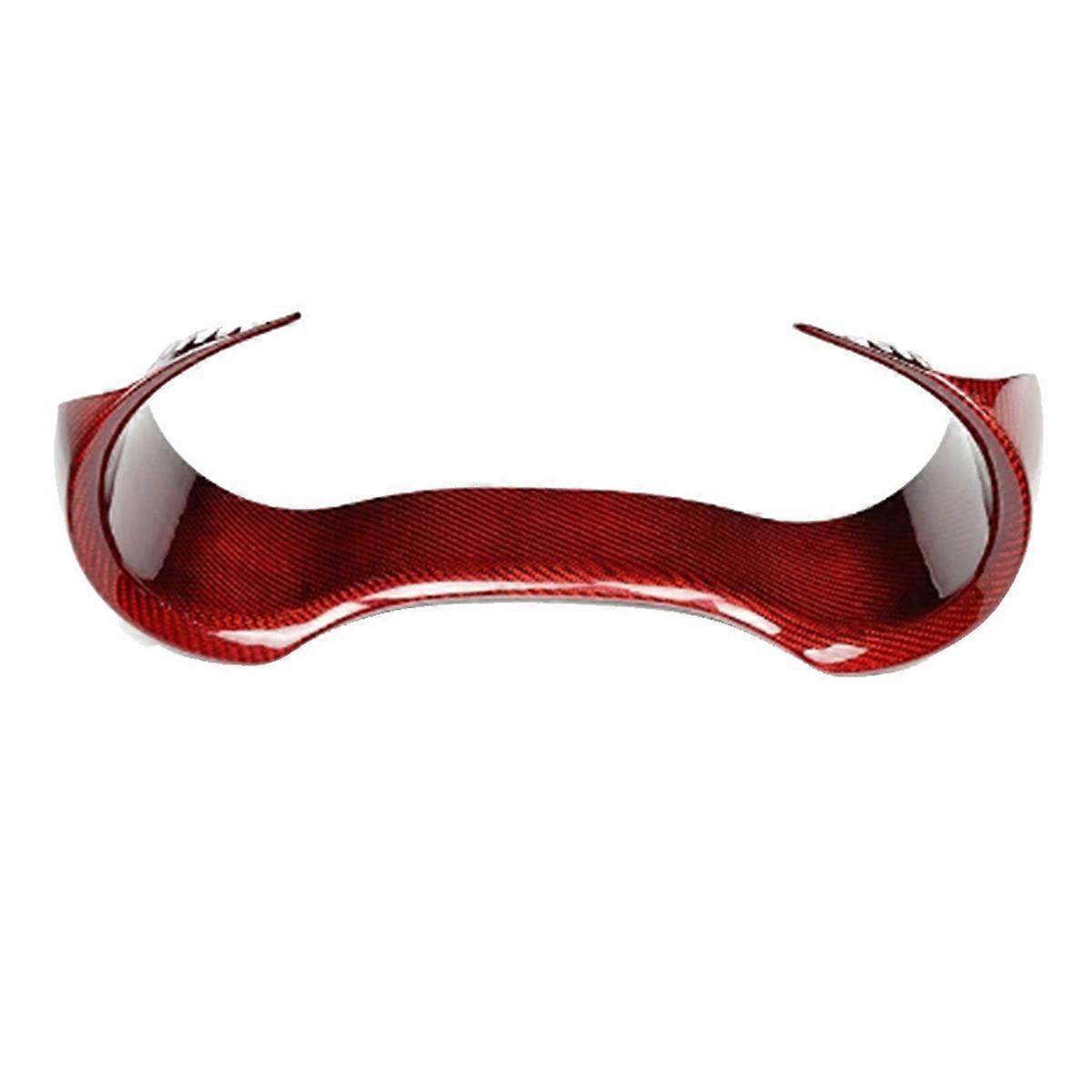 Car Steering Wheel Speedometer Frame Instrument Carbon Fiber Trim Frame for Stinger 2018-2023 LHD