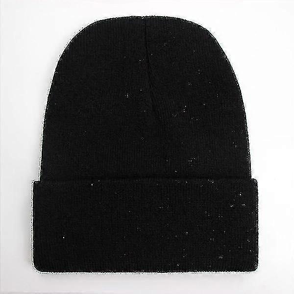 Autumn/winter Wool Blends Soft Warm Knitted Cap