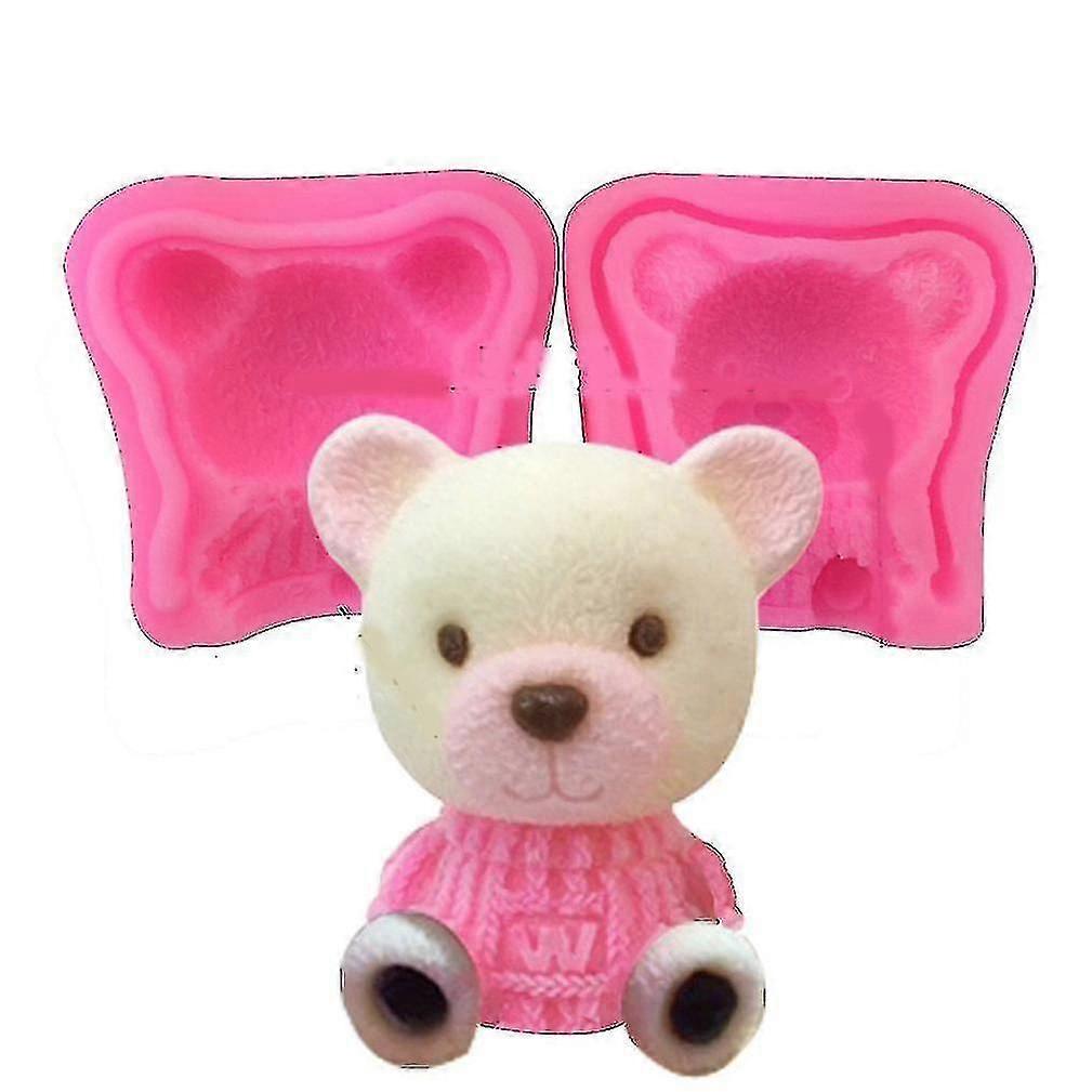 Miniowl-3d ベアムースフォンダンモールドシリコンフォンダンケーキモールドアイスクリームモールド