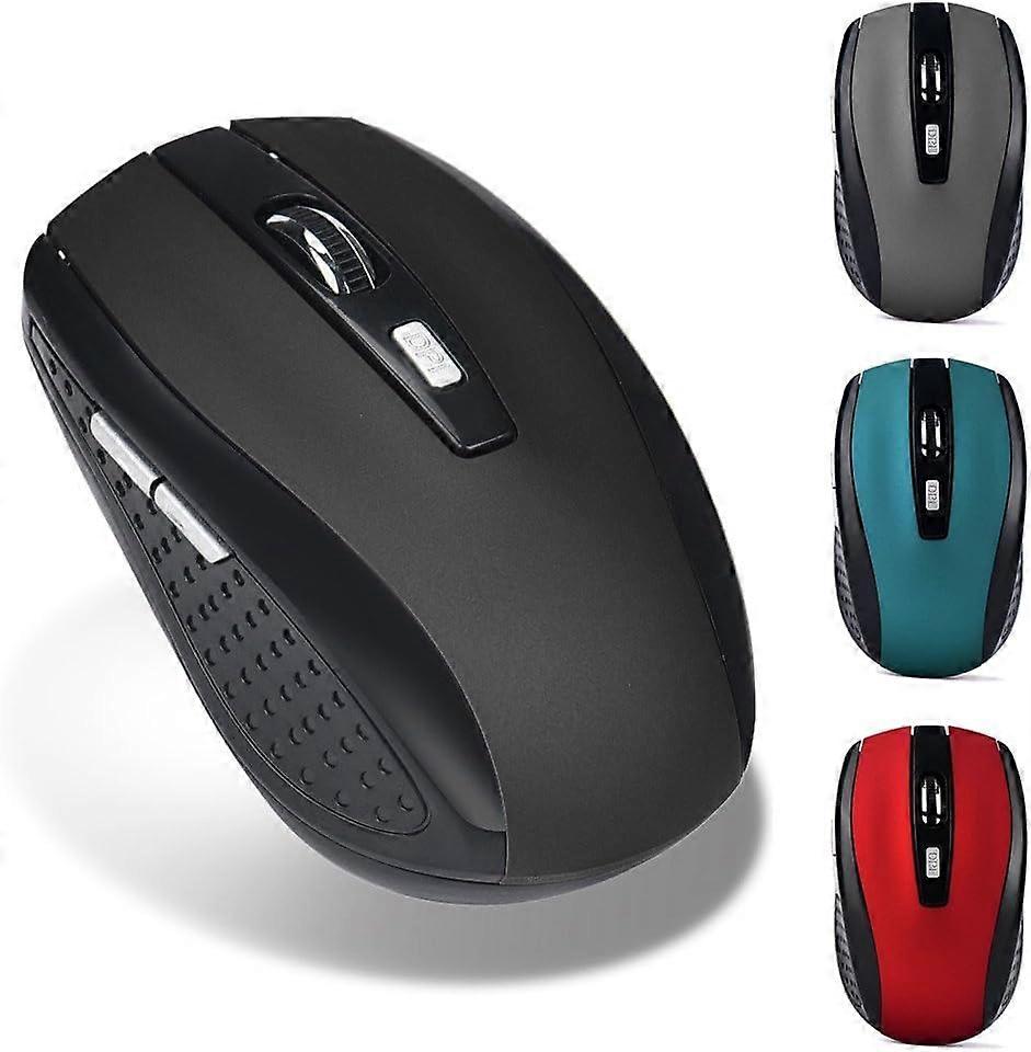 2.4GHz Wireless Gaming Mouse with USB Receiver for PC Laptop Desktop Home Use Black Ergonomic Design High Precision
