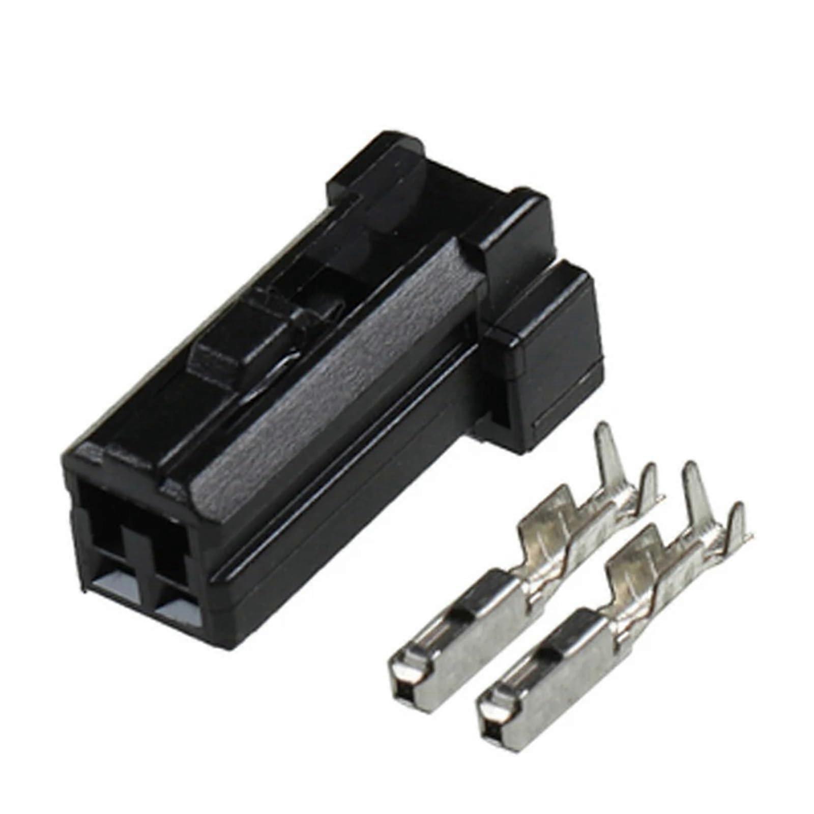 1/5/10/20/50 Sets Of 2pin 1740572/1740562 Car Speaker Plug Wiring Harness Male/Female Connectors Compatible(2p fmale,5 SETS2P)