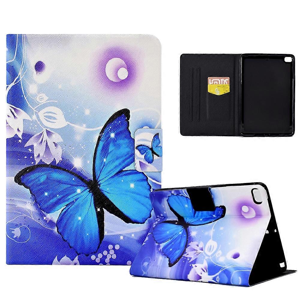 For iPad mini 5 / 4 / 3 / 2 / 1 Electric Pressed TPU Smart Leather Tablet Case