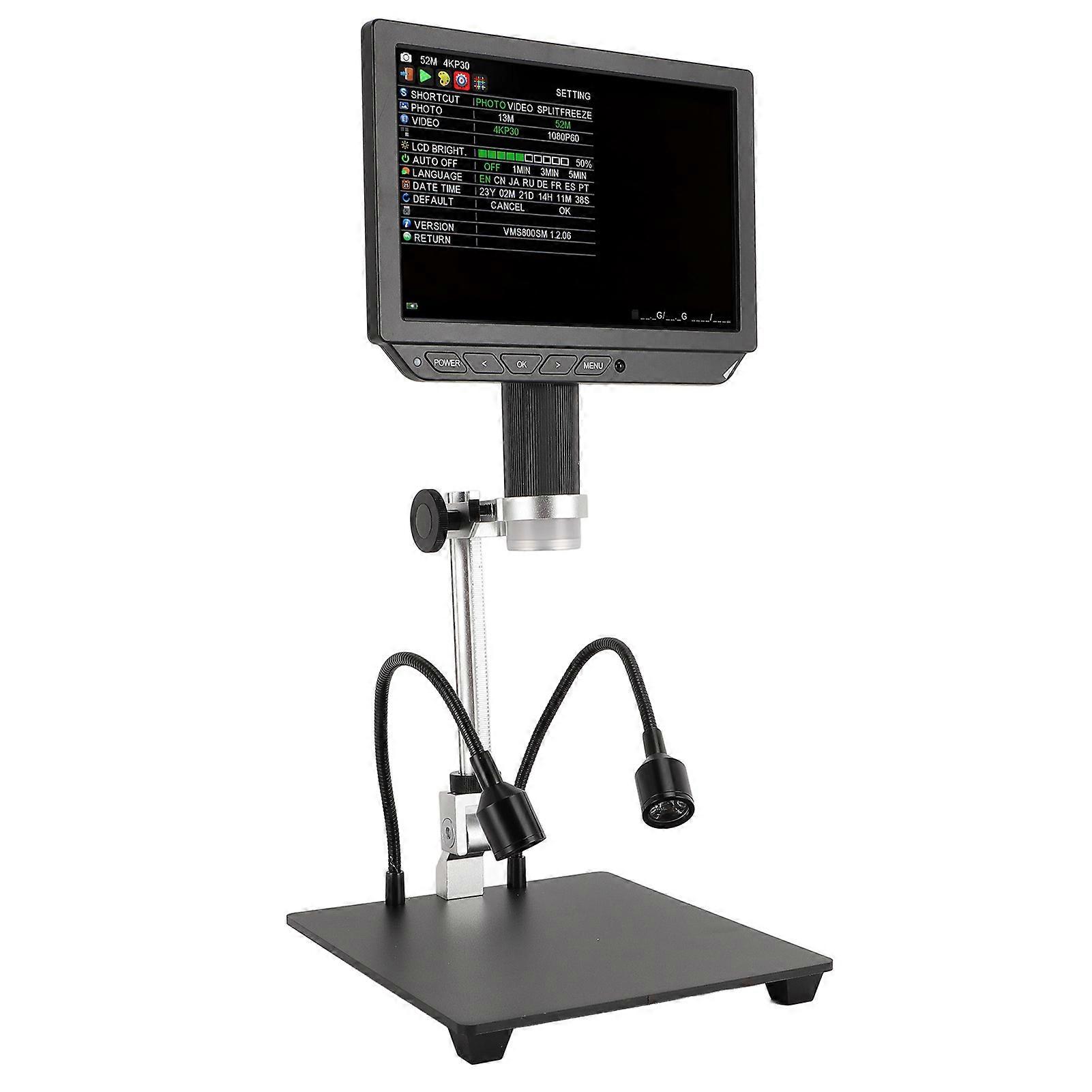 4K 8 Inch HD Digital Microscope Portable for PCB Inspection