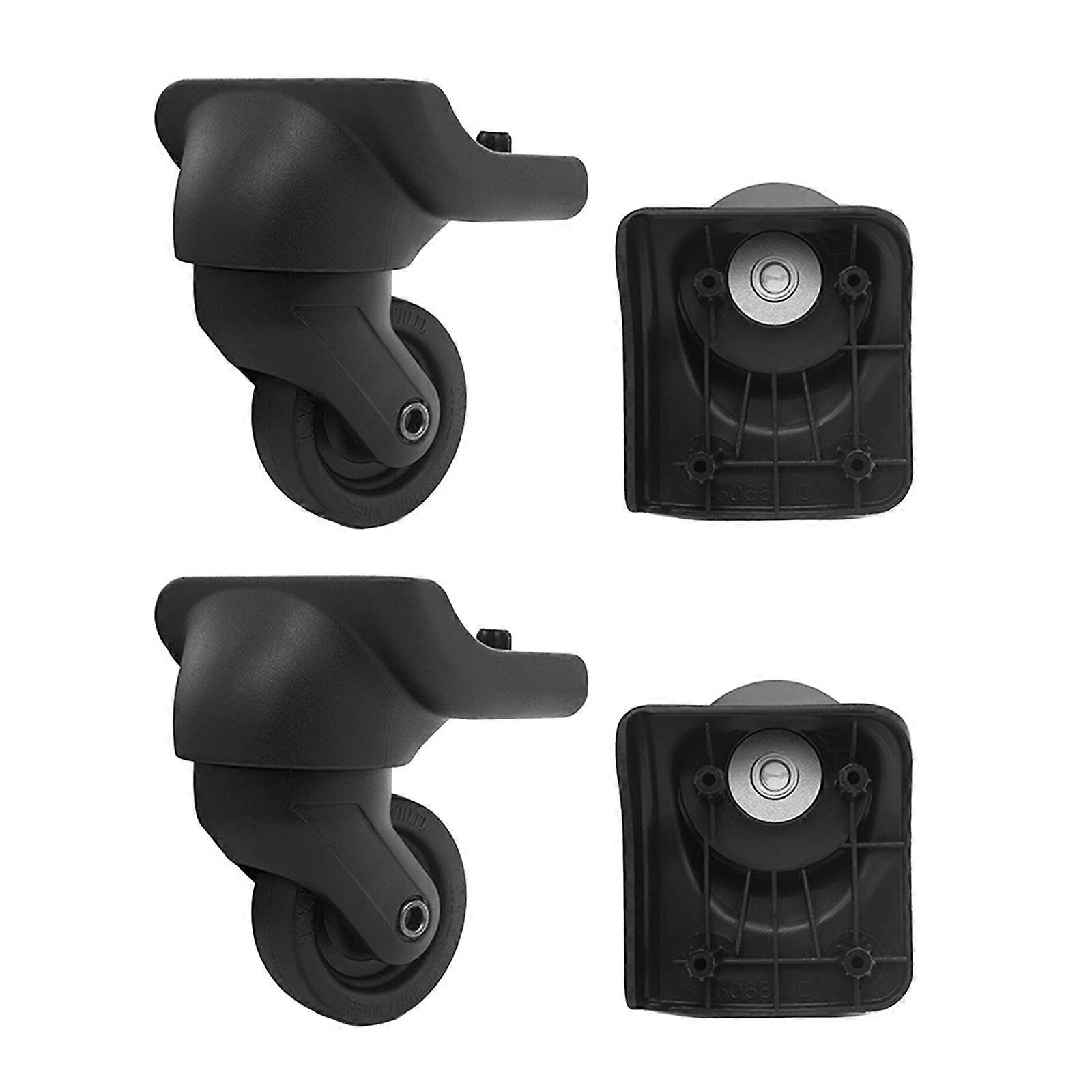 4PCS Practical Suitcase Wheels Replacement Quiet Spinner Casters 360 Degree Rotation Replace Accesories For Luggage