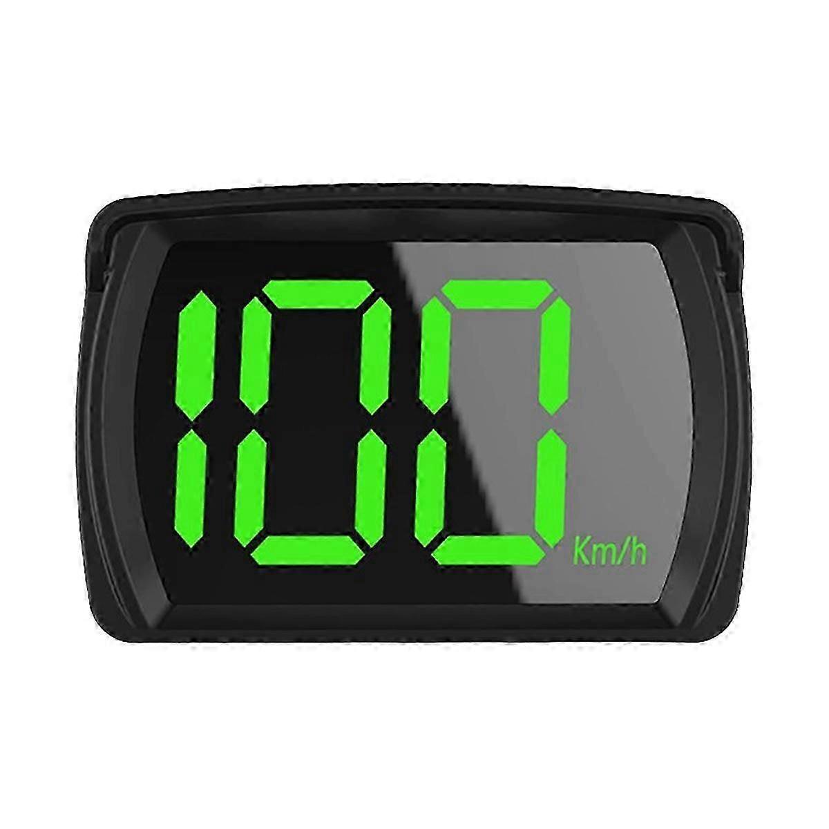 Universal Digital GPS Speedometer KMH Reminder Meter HD LCD Display Plug and Play Big Font for All V