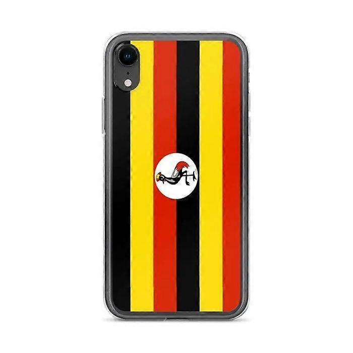 iPhone Case - PIXELFORMA - iPhone XR - Uganda Flag - Slim and Lightweight Design - Soft Silicone